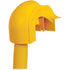 Yellow PVC waterfall adapter showing curved transition design-alternate-image3