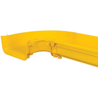 Close-up of yellow elbow connector coupling mechanism-alternate-image4