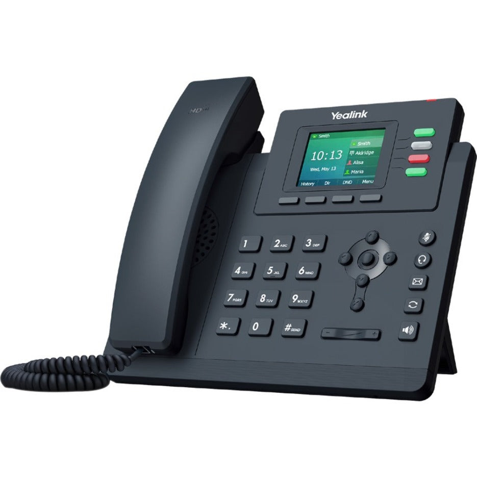 Yealink T33G IP Phone - Corded/Cordless - Corded - Wall Mountable, Desktop - Classic Gray (SIP-T33G)