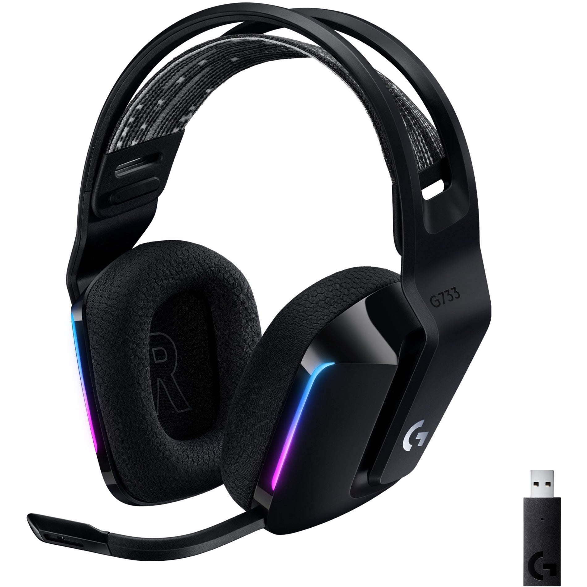 Logitech G733 Lightspeed Wireless RGB Gaming Headset (981-000863)