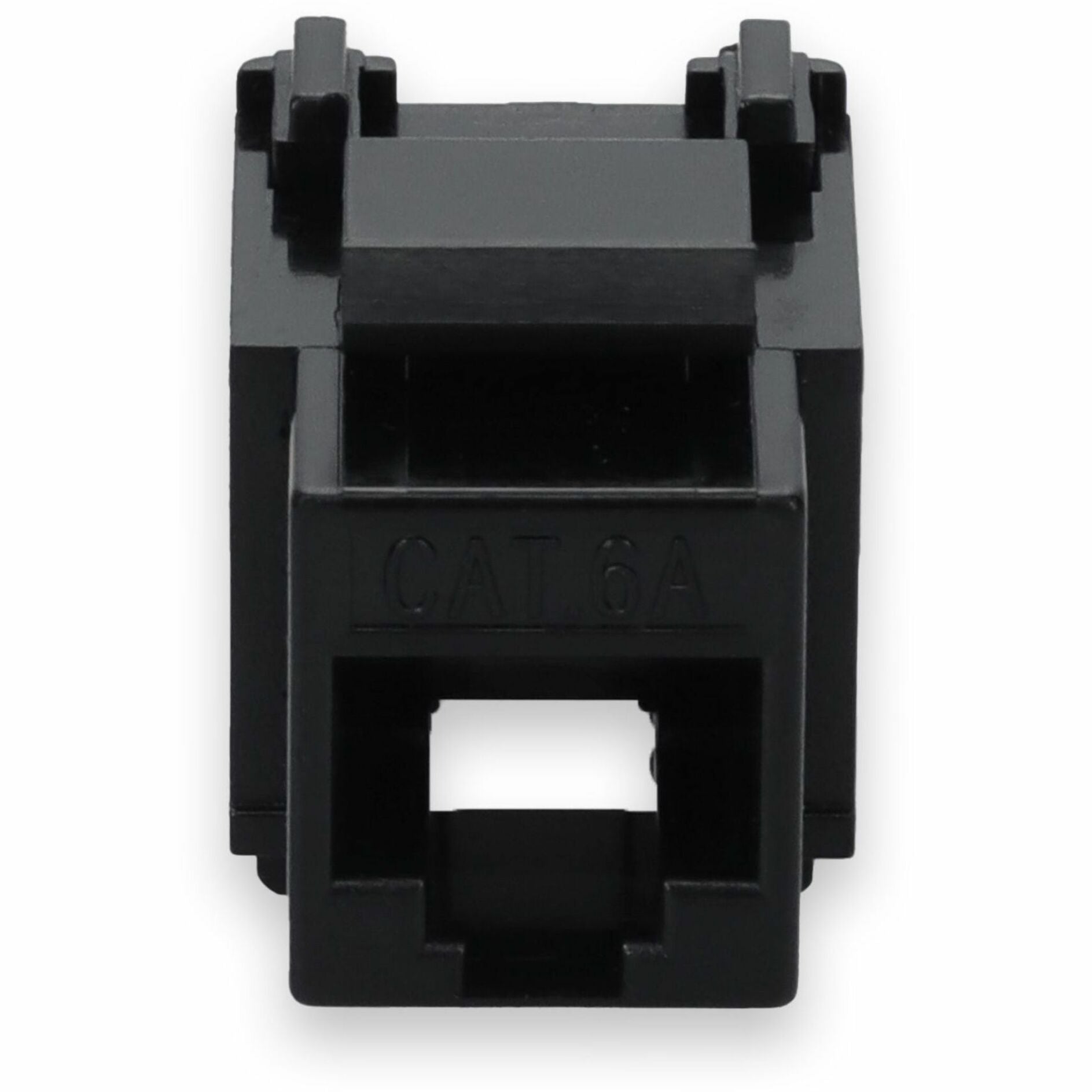 Rear view of Cat6A keystone jack showing mounting mechanism-alternate-image8