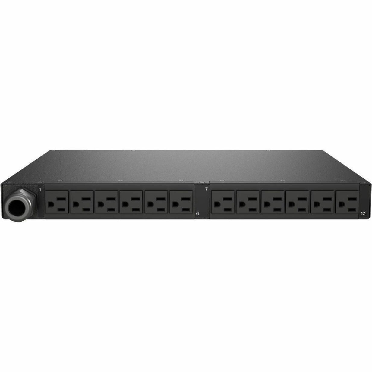 Geist NU30202 rPDU MNU3E1R5-12S203-2ST5A0H10-S 12-Outlets PDU, 20A, 120V AC, LED Display