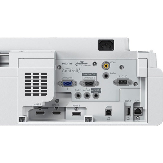 EPSON PowerLite 750F Projector, White (V11HA08520)