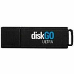 EDGE diskGO ULTRA 64GB Secure Compact Flash Drive, USB 3.2 Gen 1, 400MB/s Read, 120MB/s Write, Plug & Play, Lightweight, Black - PE270322 (2 Year Warranty)