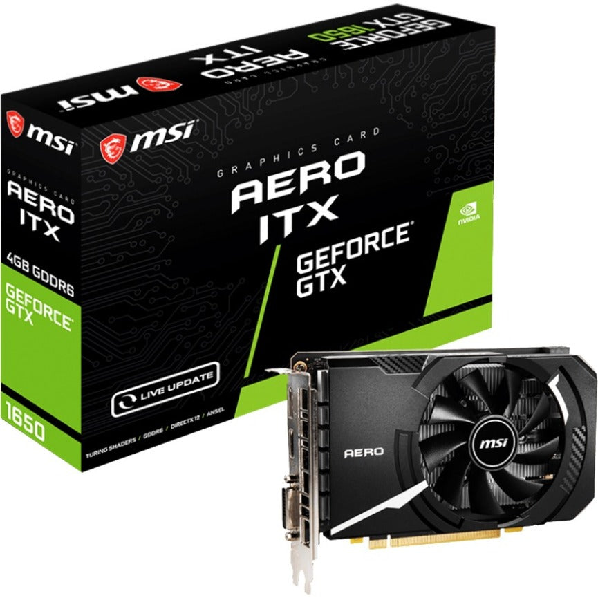 MSI NVIDIA GeForce GTX 1650 Graphic Card - 4 GB GDDR6 (G165D6AIC1)