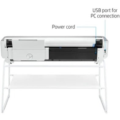 طابعة HP DesignJet Studio نافثة للحبر من نوع فورمات كبير - عرض طباعة 36" - ملون (5HB14C#B1K)