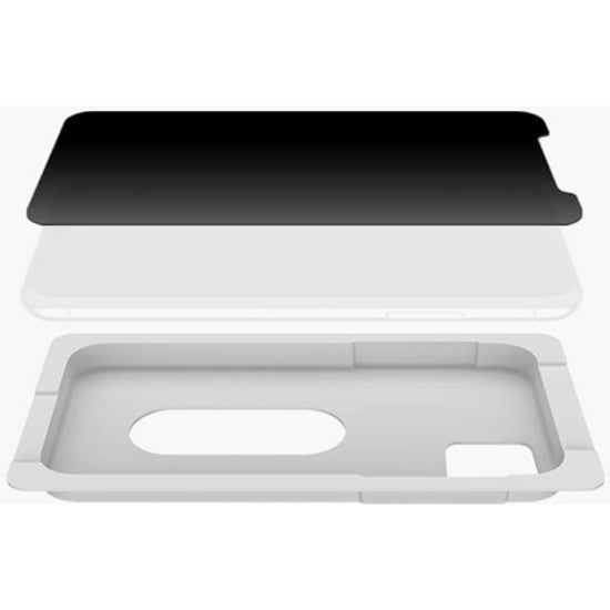 Exploded view of Belkin screen protector with Easy-Align installation tray system-alternate-image3