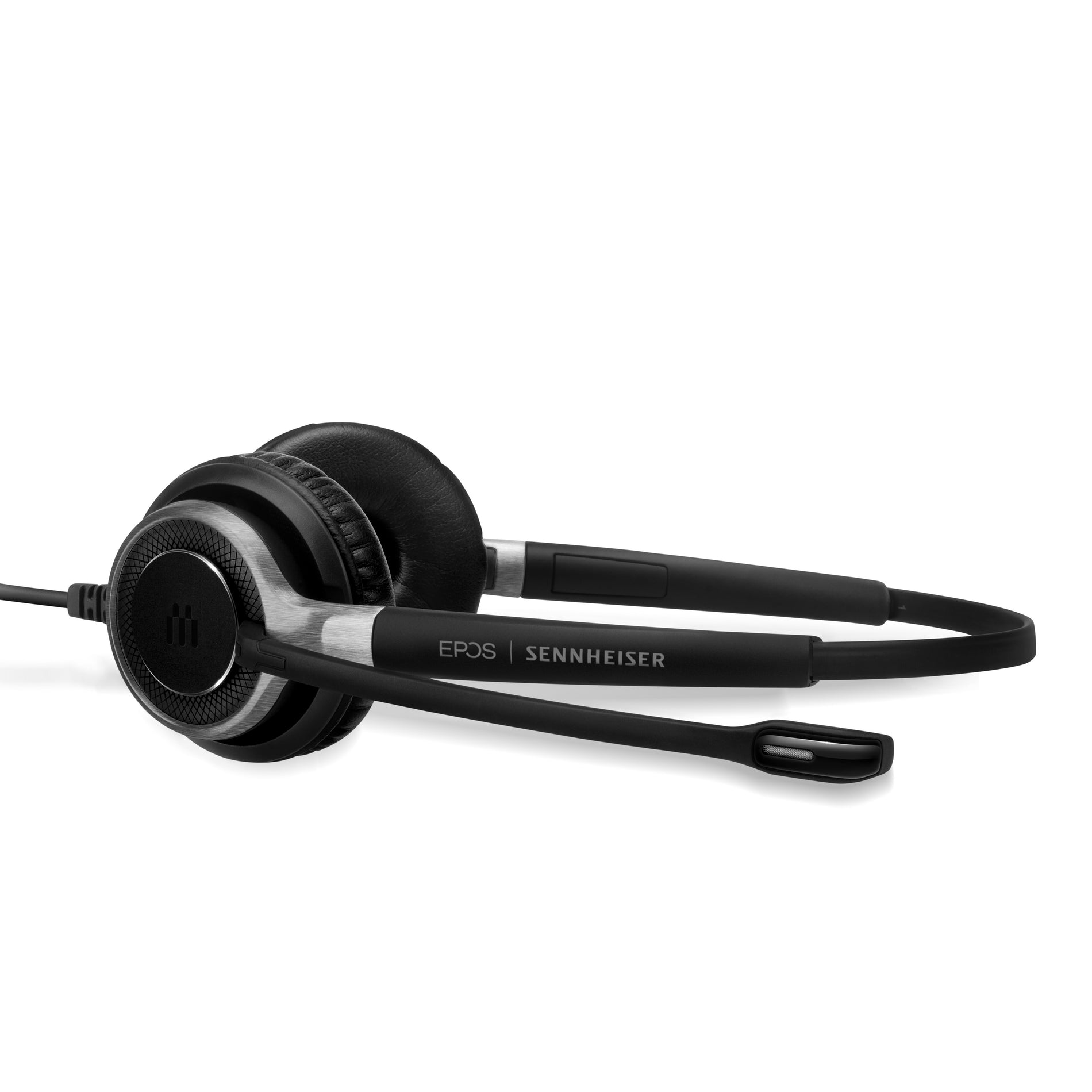 Side profile of EPOS | SENNHEISER branded headset showing design details-alternate-image12