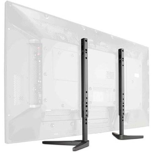 Rear view of NEC ST-65M stand mounted to large format display showing sleek integration and support structure