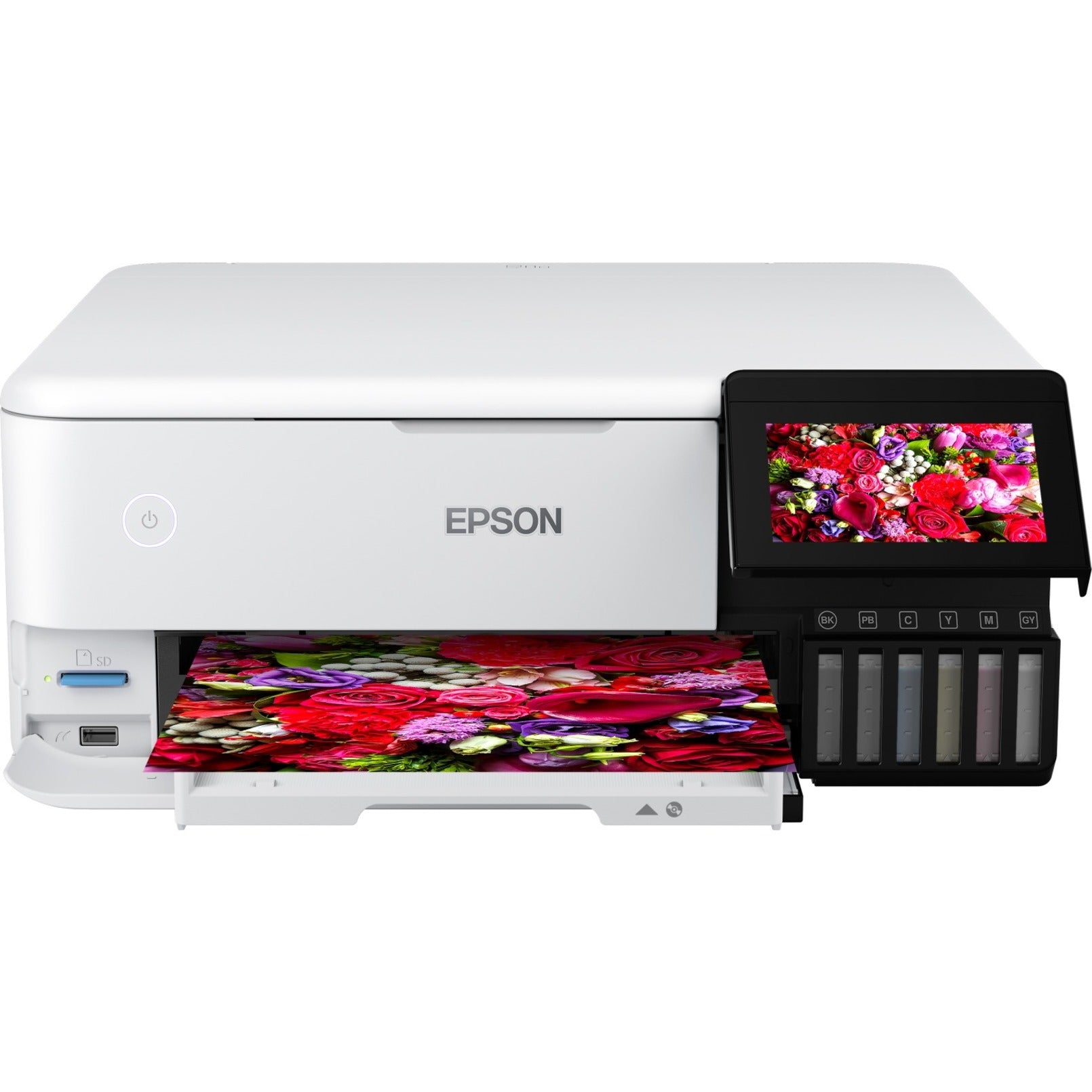 Epson - EcoTank® Photo ET-8500 Wireless Color All-in-One Supertank Printer (C11CJ20201)