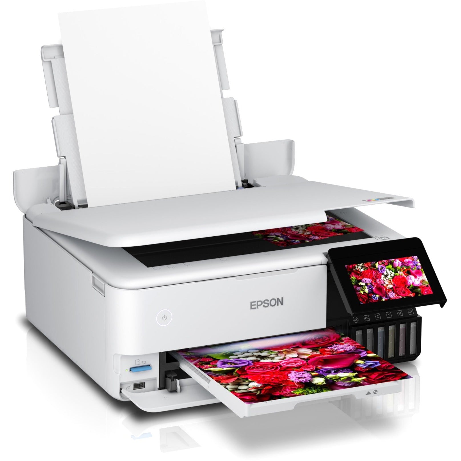 Epson - EcoTank&reg; Photo ET-8500 Wireless Color All-in-One Supertank Printer (C11CJ20201)