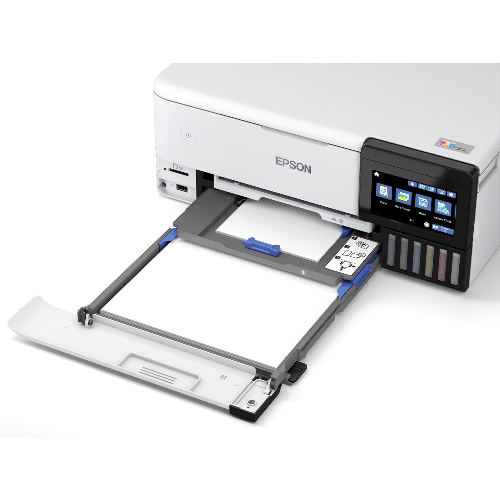 Epson - EcoTank&reg; Photo ET-8500 Wireless Color All-in-One Supertank Printer (C11CJ20201)