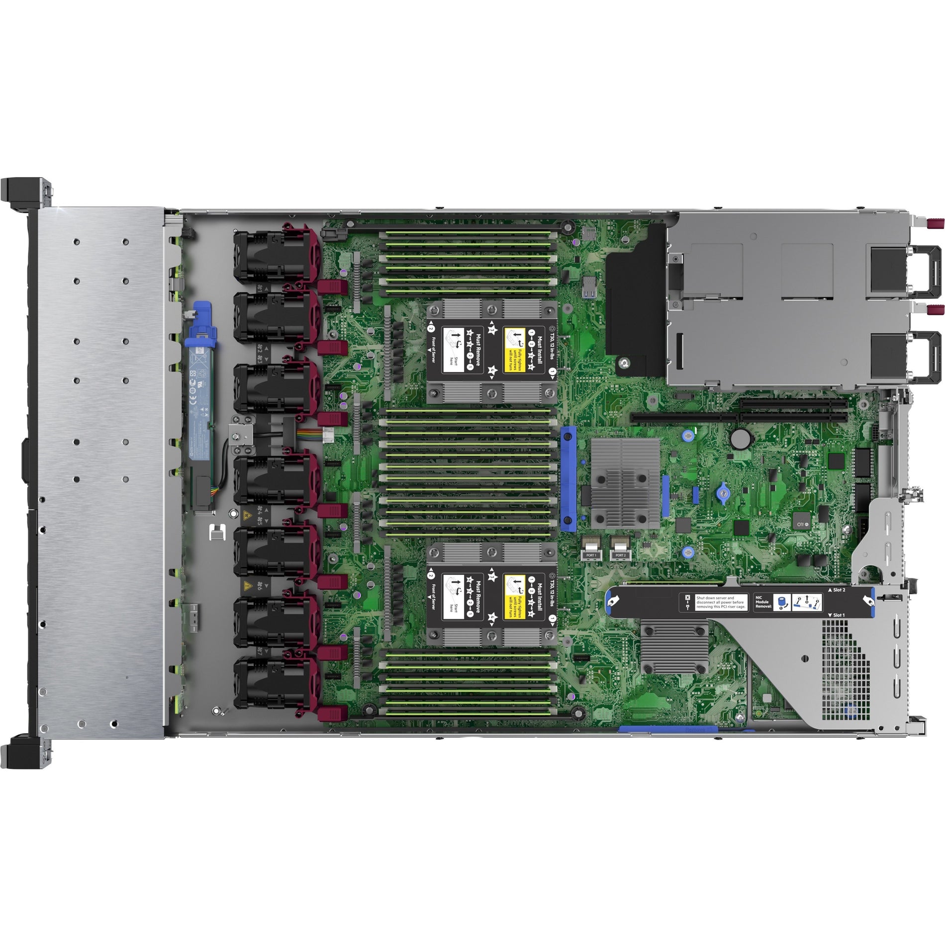 HPE E ProLiant DL360 G10 เซิร์ฟเวอร์แร็ค 1U - 1 x Intel Xeon Silver 4210R 2.40 GHz - RAM 32 GB - Serial ATA คอนโทรลเลอร์ SAS 12Gb/s (P40637-B21)