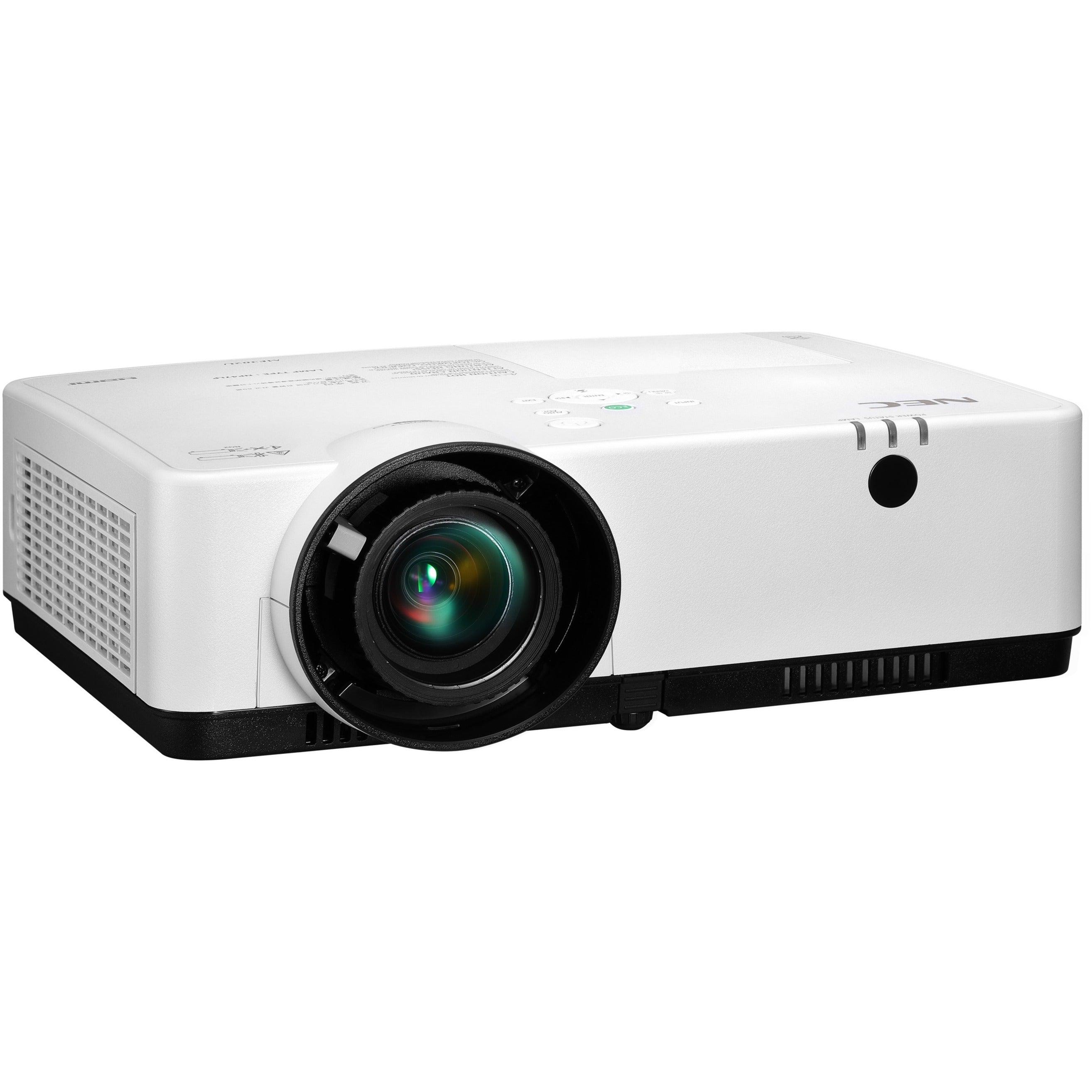 NEC Display ME Series LCD Projector, 4000 Lumens WUXGA, 1.6x Zoom, 16:10 Aspect Ratio, 1920x1200 Resolution, HDMI & USB Connectivity, Ceiling/Front/Rear Mount, White - NP-ME403U (3 Year Warranty)