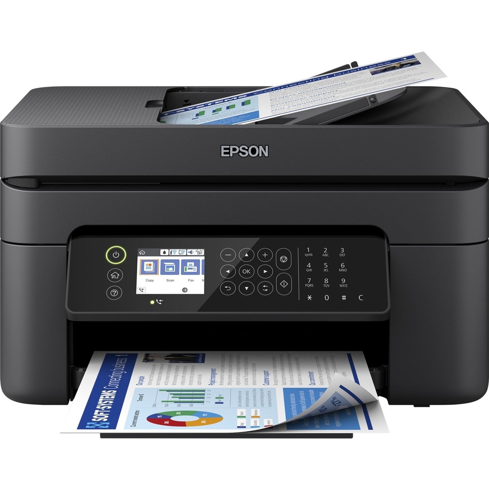 Epson&reg; WorkForce&reg; WF-2850 Wireless InkJet All-In-One Color Printer (C11CG31201)