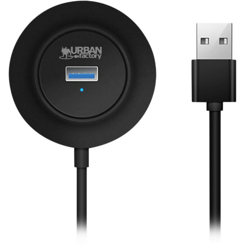 品牌名称：Urban Factory  Urban 工厂 MHU20UF MINEE：4个端口 USB 集线器，紧凑便捷的 USB 集线器，便于连接