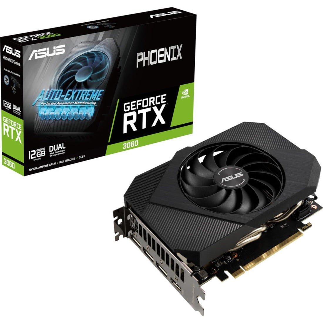 Asus NVIDIA GeForce RTX 3060 Graphic Card - 12 GB GDDR6 (PH-RTX3060-12G)