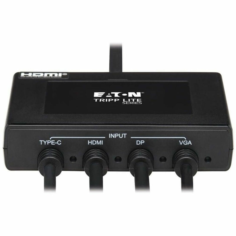 Front view of adapter showing all input ports