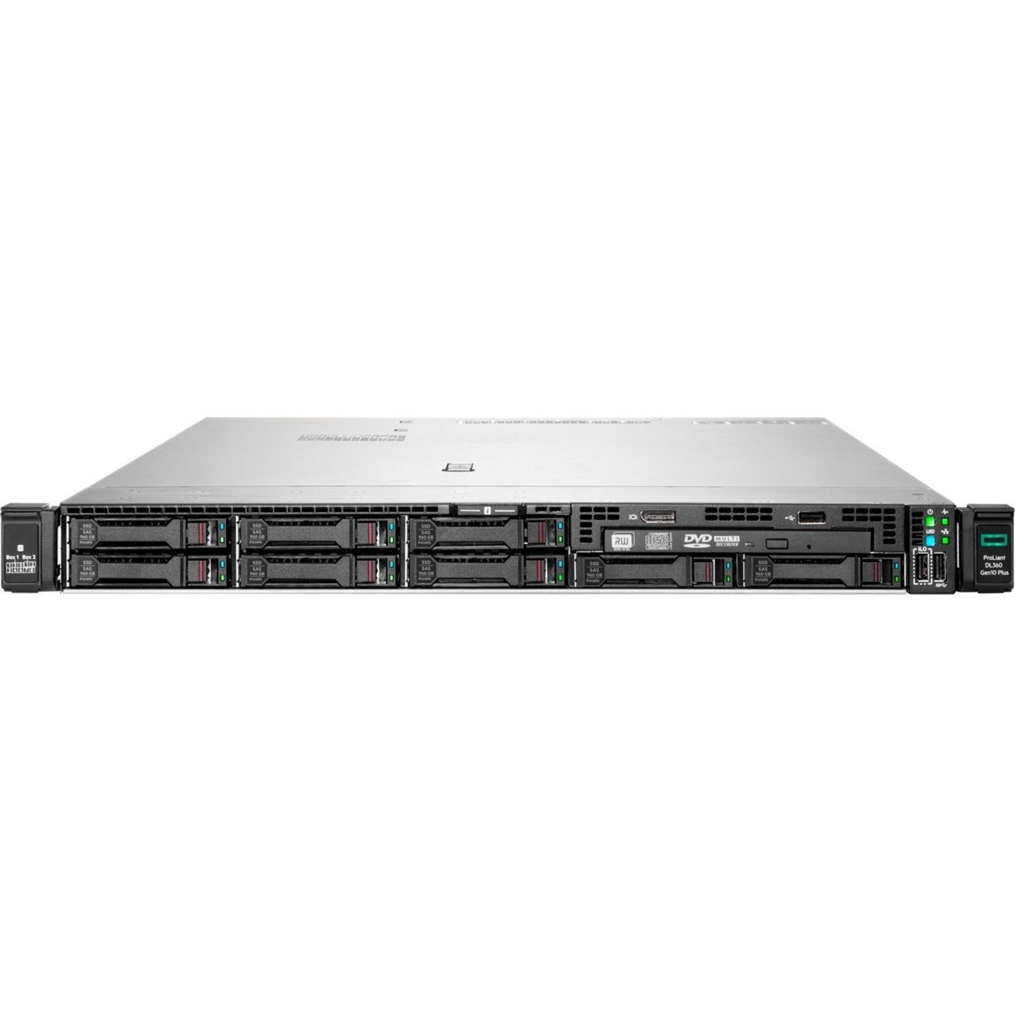 HPE E ProLiant DL360 G10 Plus 1U Rackserver - 1 x Intel Xeon Silver 4314 2.40 GHz - 32 GB RAM - 12Gb/s SAS-controller (P39883-B21)