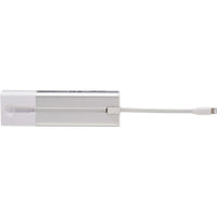 Side view showing extended Lightning cable from power bank-alternate-image7