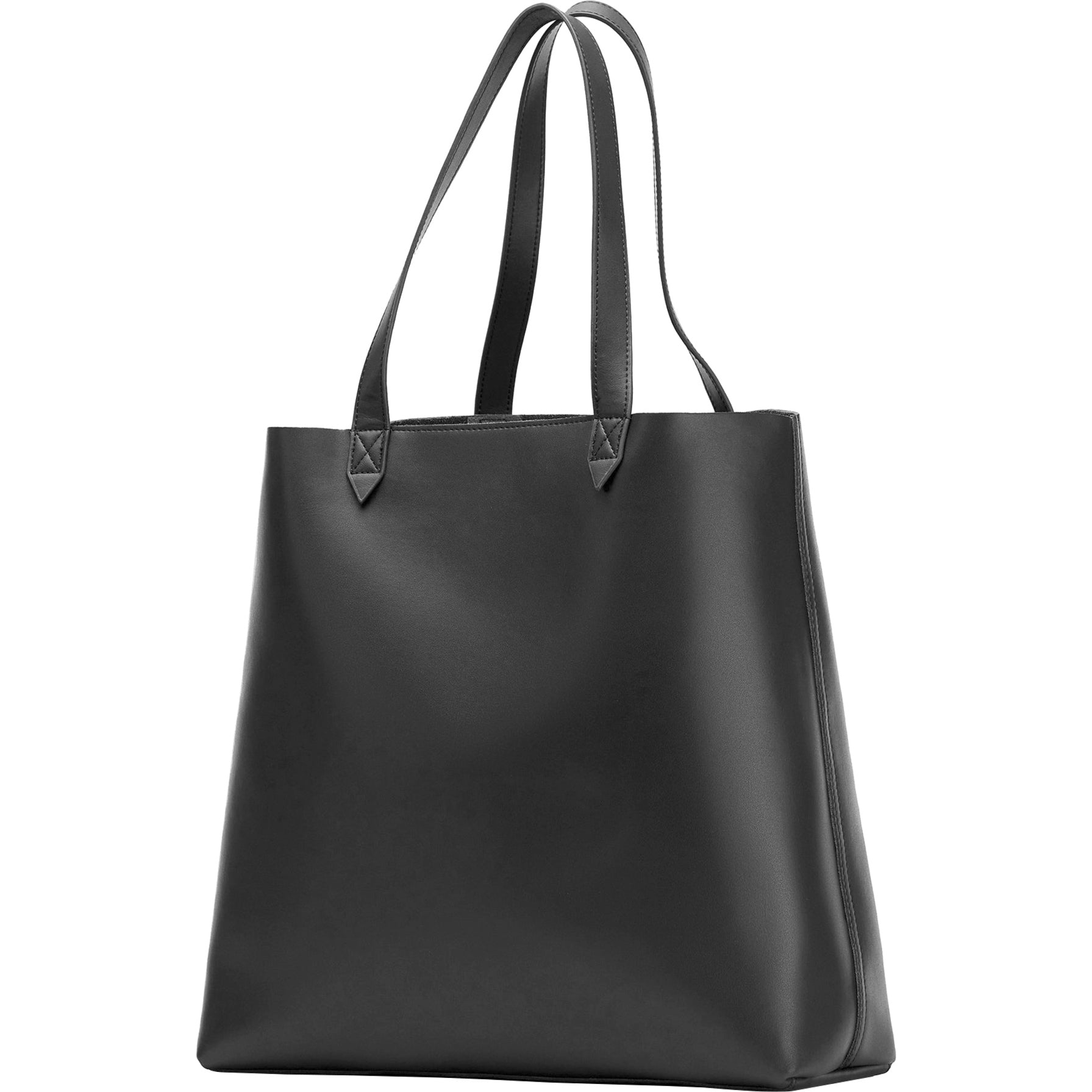 Francine Collection MADE EASY LEATHER TOTE BLACK CARRIES 15IN LAPTOP (FCTBLKMADE)