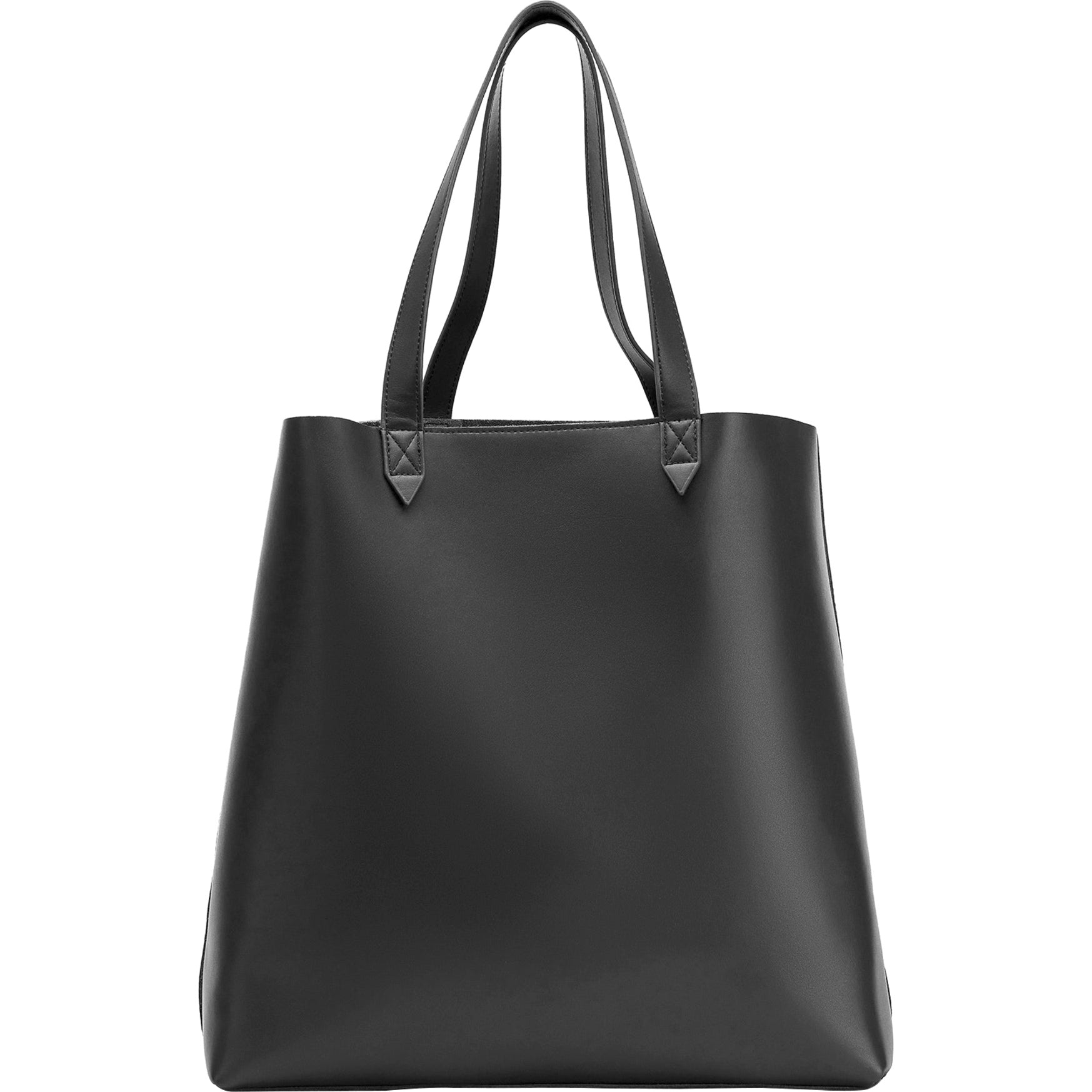 Francine Collection MADE EASY LEATHER TOTE BLACK CARRIES 15IN LAPTOP (FCTBLKMADE)