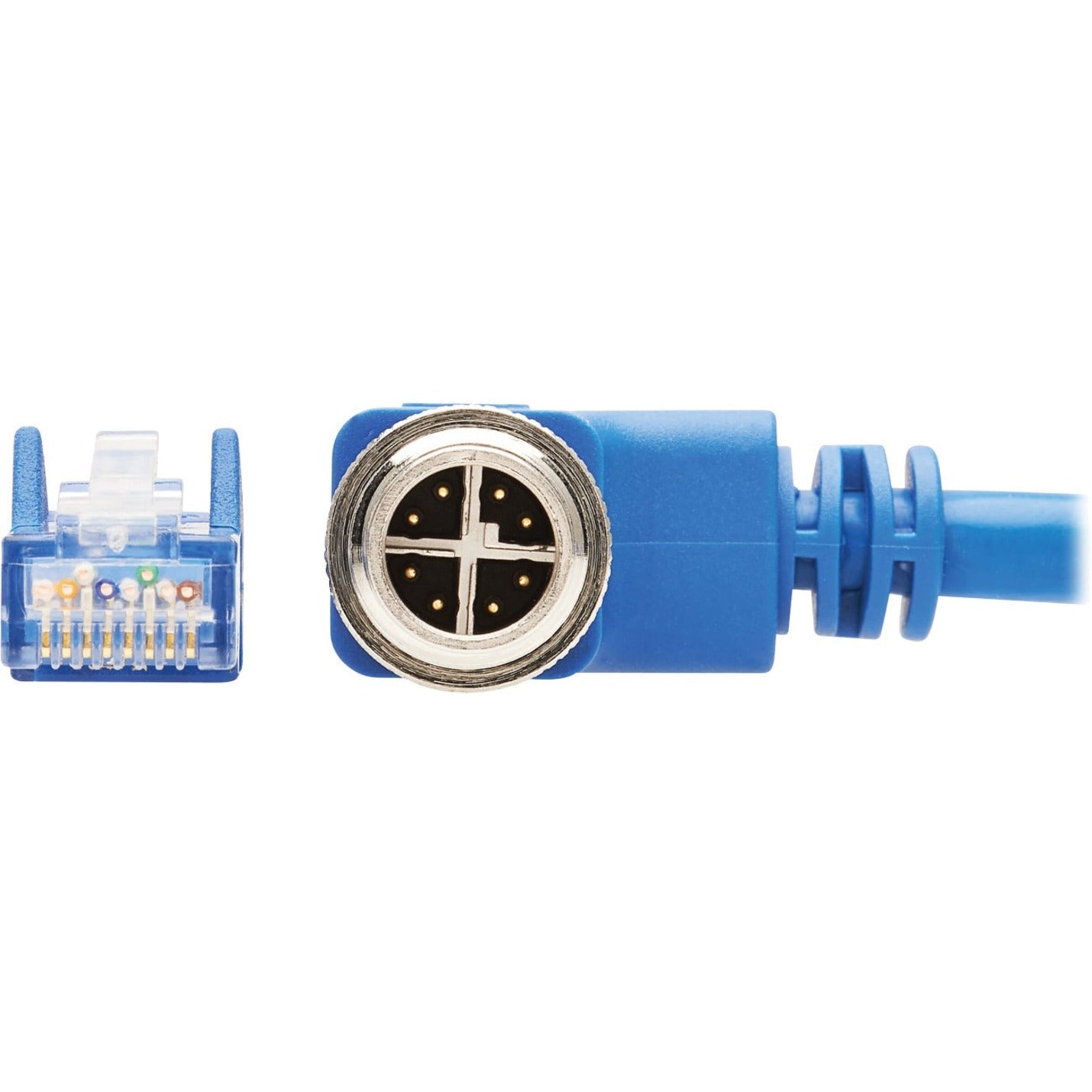 Detailed view of M12 X-code connector pins and RJ45 termination interface-alternate-image3