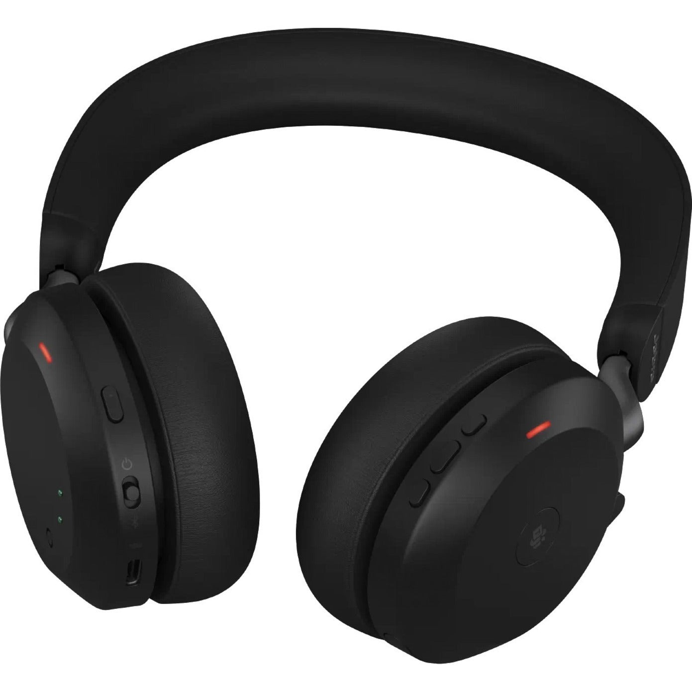 Jabra Evolve2 75 Trådløs On-ear Stereo Hovedtelefon - USB-A - Unified Communication - Sort - Binaural - Øre-kop - 3000 cm - Bluetooth - 20 Hz til 20 kHz - MEMS Teknologi Mikrofon - Støjdæmpende