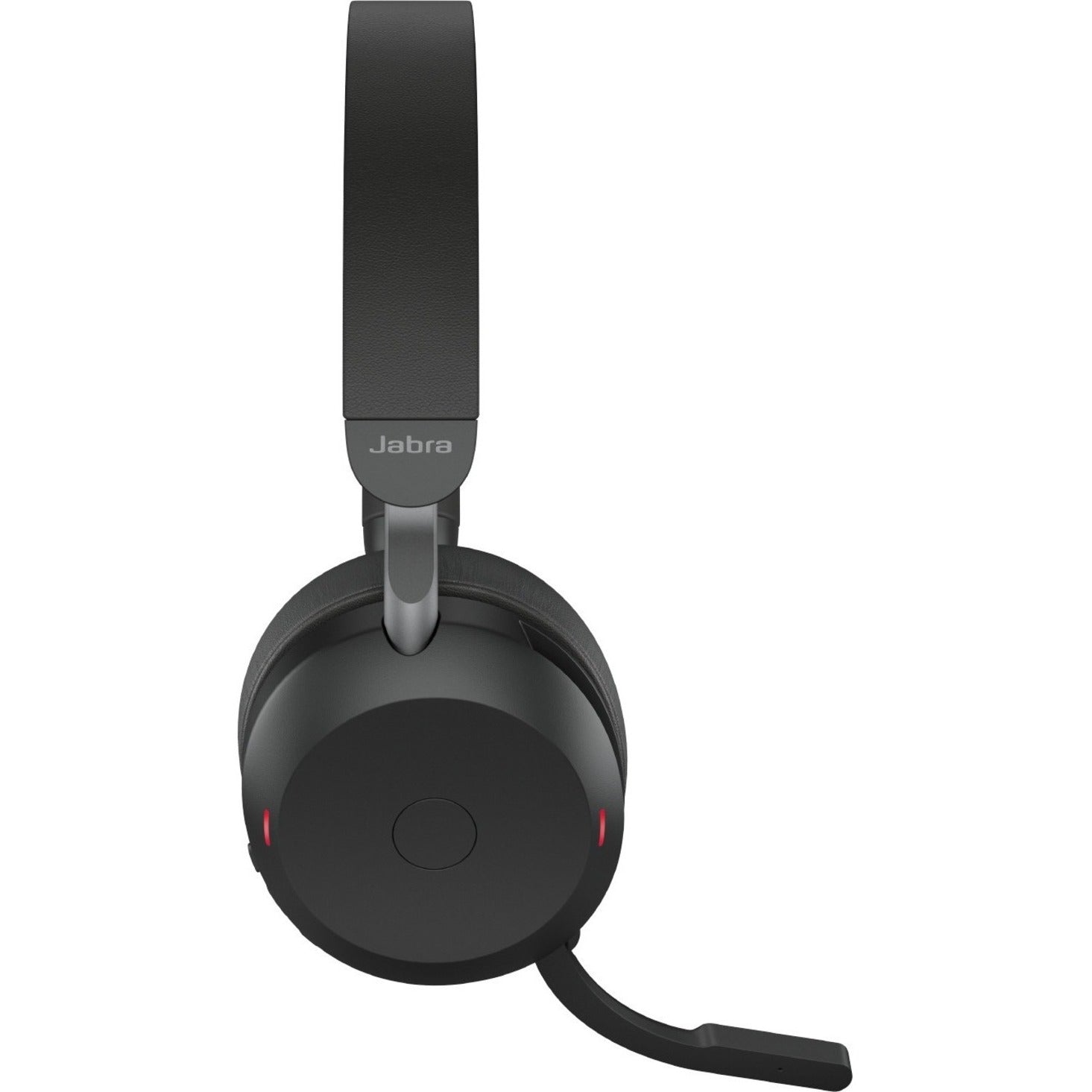 Jabra Evolve2 75 หูฟังไร้สายแบบครอบหูสเตอริโอ - USB-A - การสื่อสารรวม - สีดำ - คู่หู - แผ่นหู - 3000 ซม. - บลูทูธ - 20 เฮิร์ตซ์ ถึง 20 กิโลเฮิร์ตซ์ - ไมโครโฟนเทคโนโลยี MEMS - แสดงเสียงรบกวน (27599-989-999)