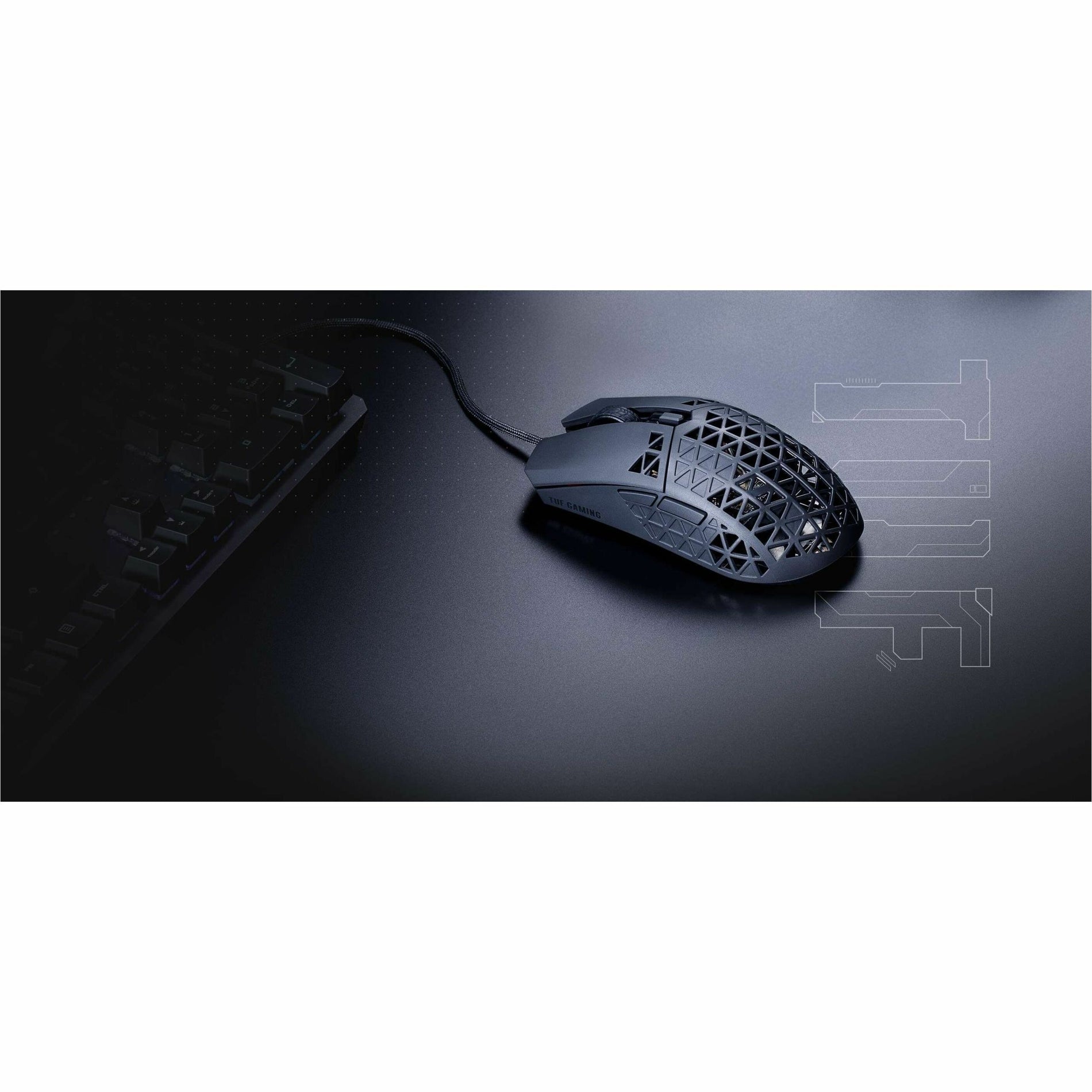 Asus TUF M4 Air Gaming Mouse (Souris de jeu Asus TUF M4 Air)