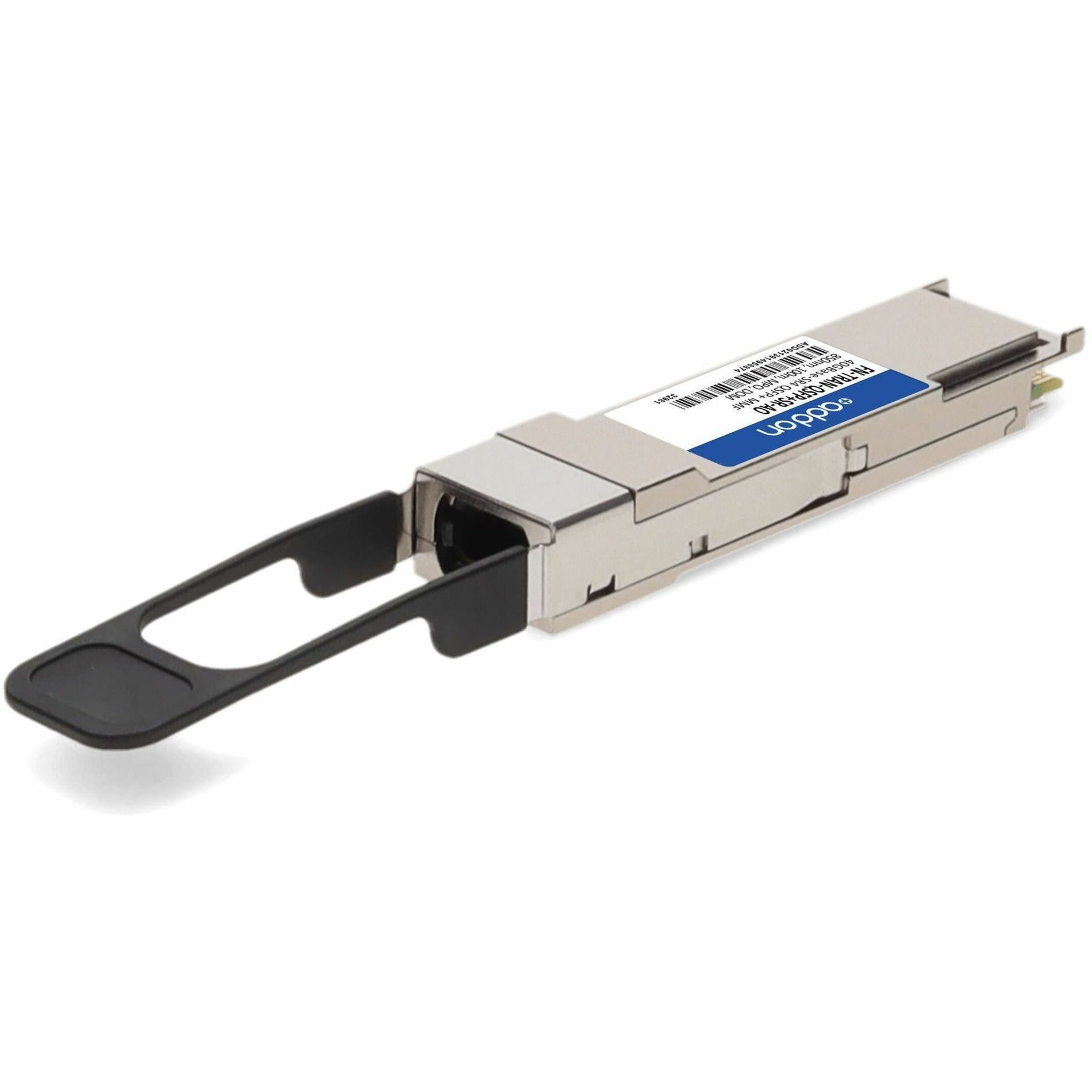 AddOn FN-TRAN-QSFP+SR-AO ฟอร์ติเน็ต โมดูล QSFP+ 40GBase-SR4 เครือข่าย แบบมัลติ-โหมด ระยะ 100 เมตร