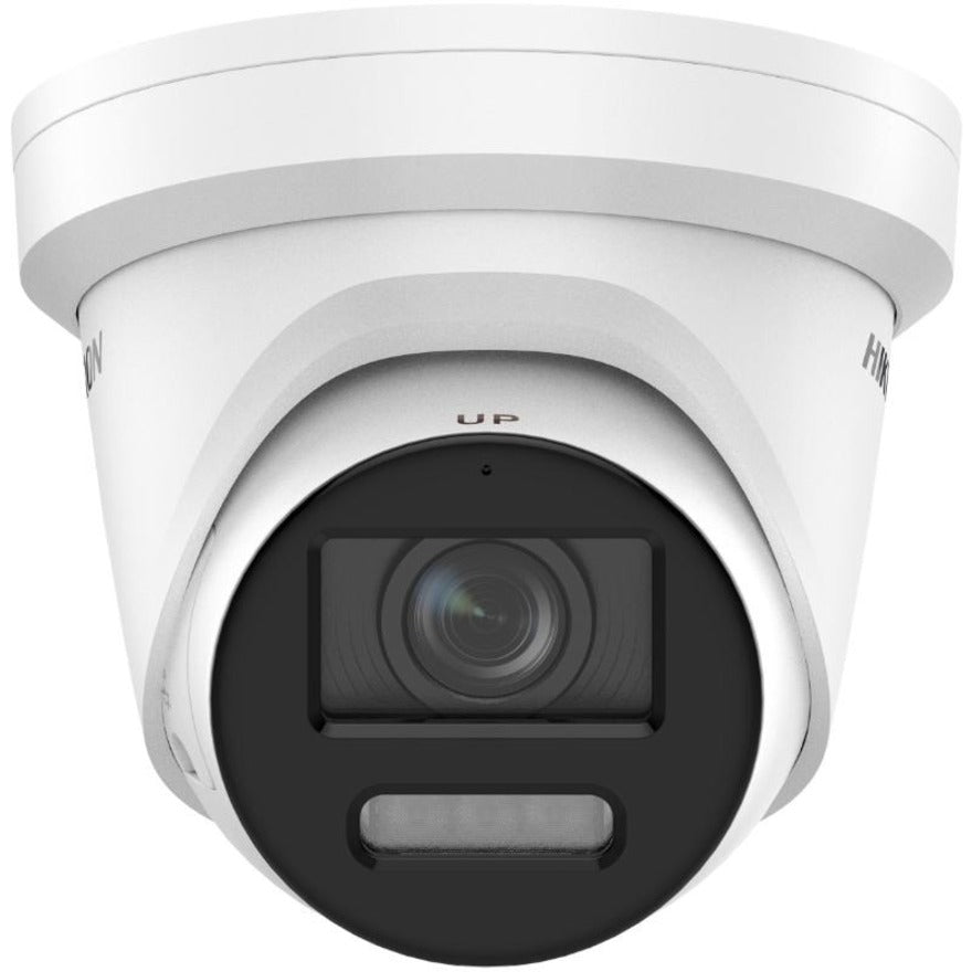 Hikvision ColorVu 8MP Outdoor Network Camera, 4K Turret, Color Night Vision 98ft, F1.0 Lens, IP67, Built-in Mic/Speaker, White - DS-2CD2387G2-LSU/SL 4MM (1 Year Warranty)