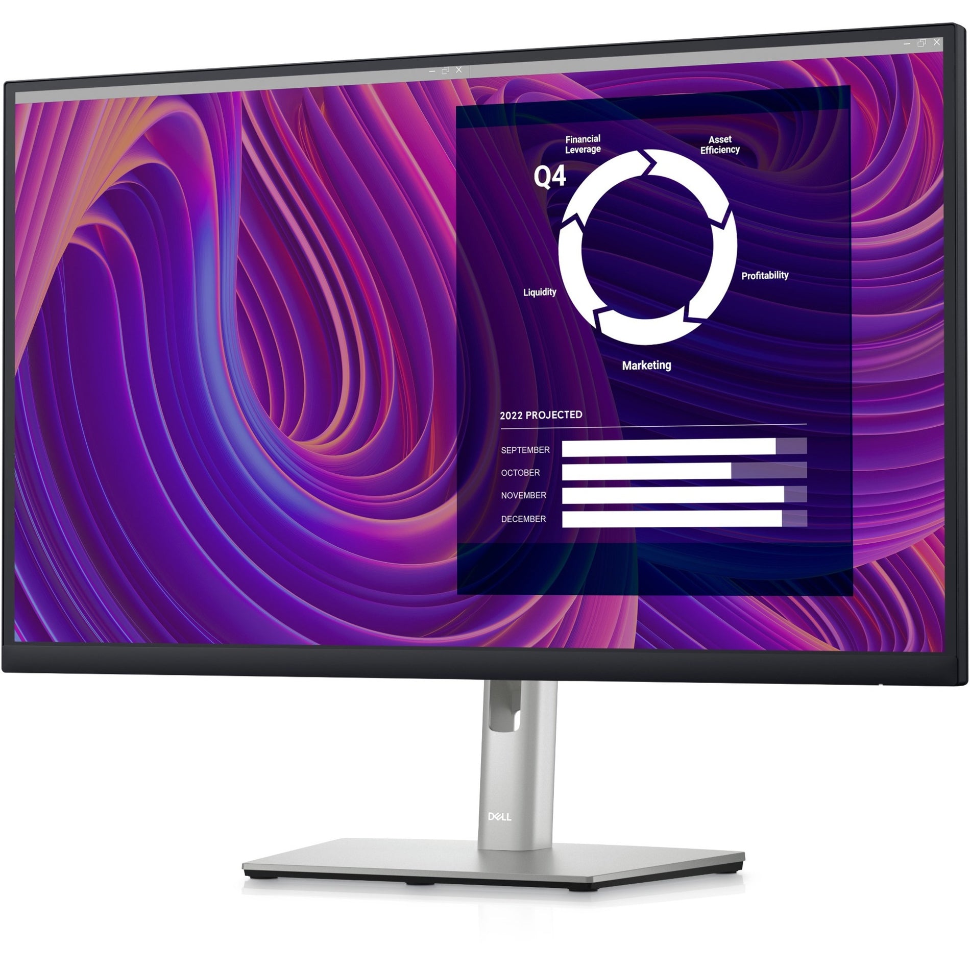 Ντελ P2723D 27" Κλάση QHD LCD Οθόνη - 16:9 - Μαύρο Ασημί