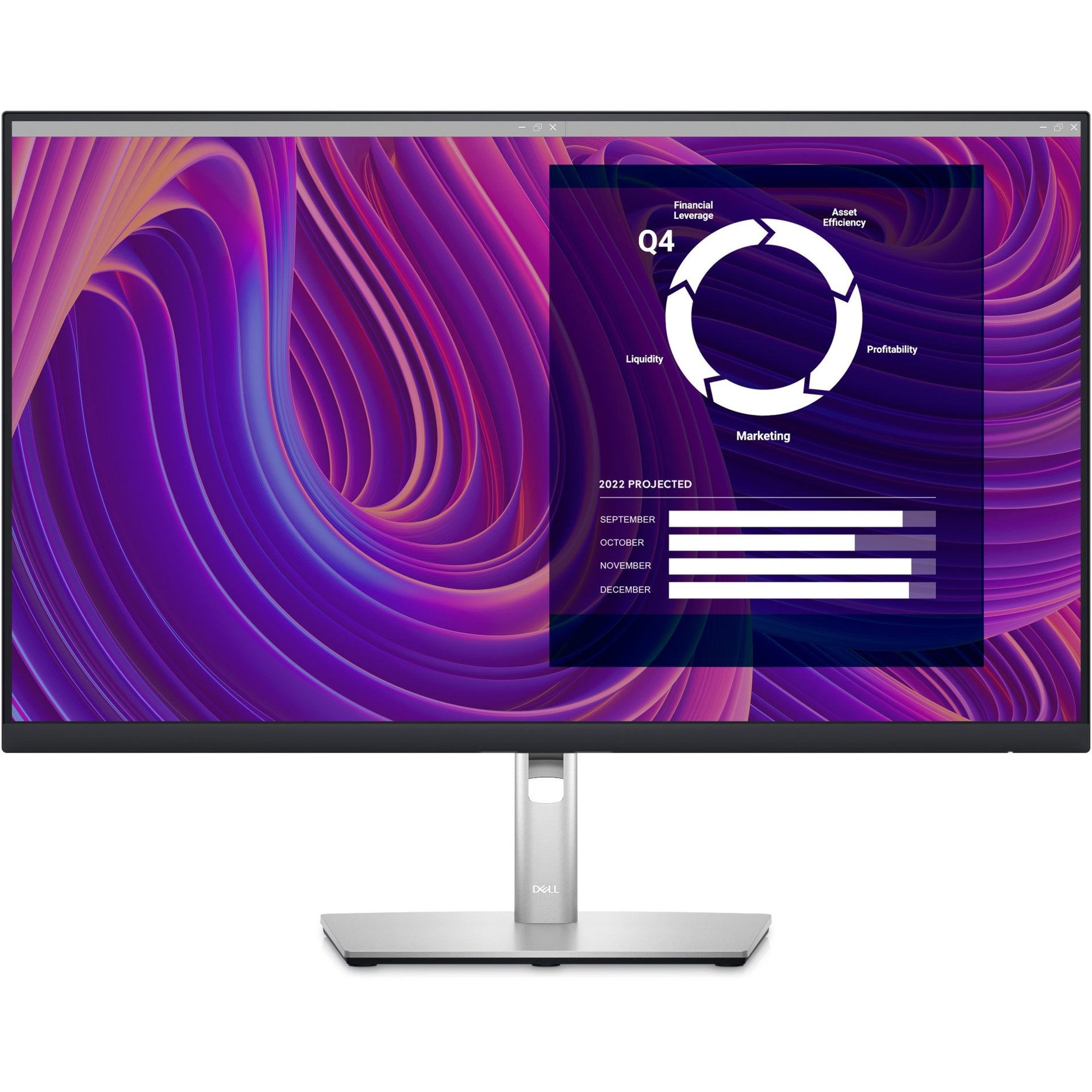 Ντελ P2723D 27" Κλάση QHD LCD Οθόνη - 16:9 - Μαύρο Ασημί