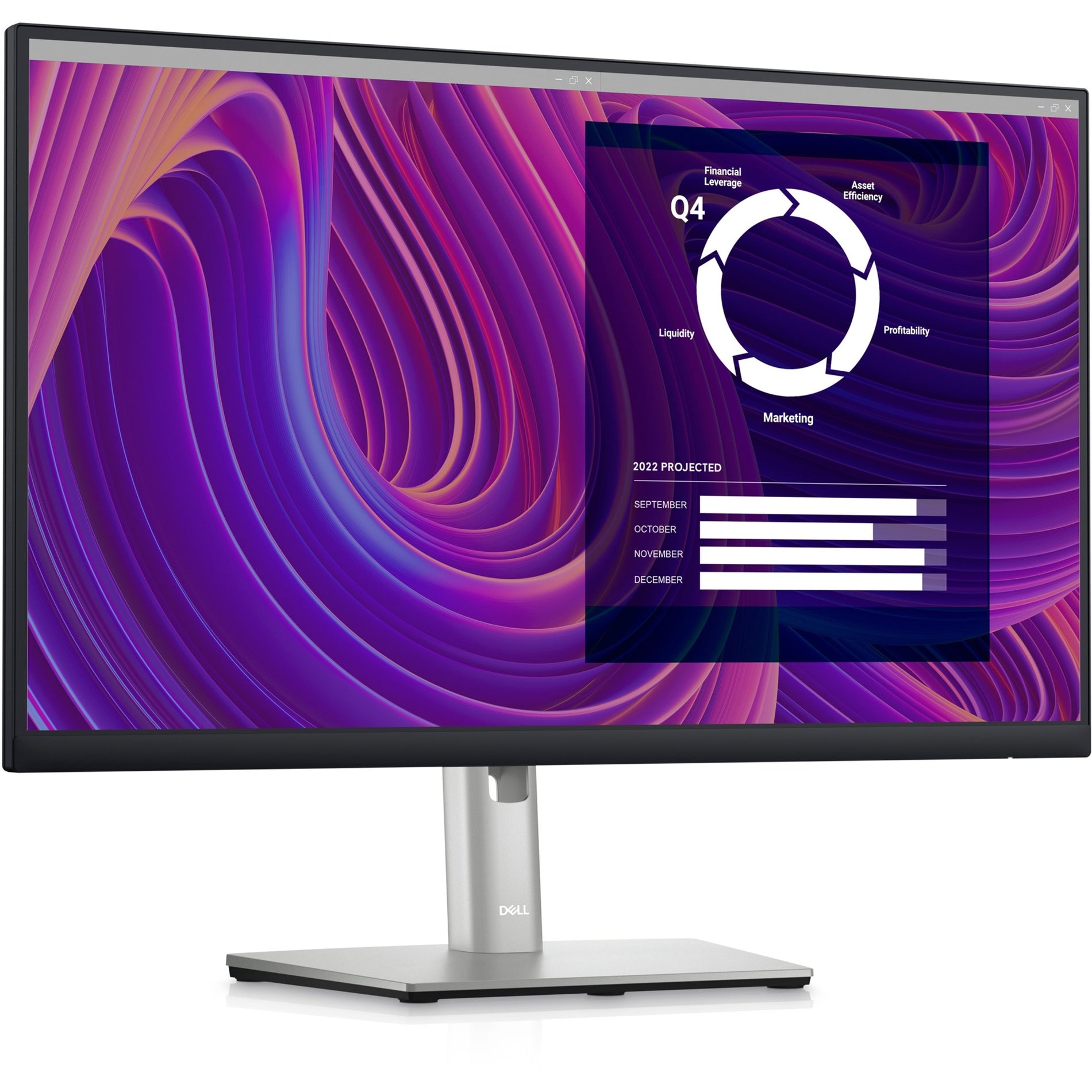 Dell P2423D 24" Class QHD LCD Monitor - 16:9 - Black, Silver (DELL-P2423D)