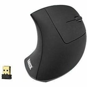 ANKER Ergonomic Wireless Mouse, 2.4G Vertical Optical Mouse, 5 Buttons, 1600 DPI, Power Save Mode, Auto Sleep, Compatible with Windows Mac Linux, Desktop PC Notebook Computer - Black A7852011 (18 Month Warranty)