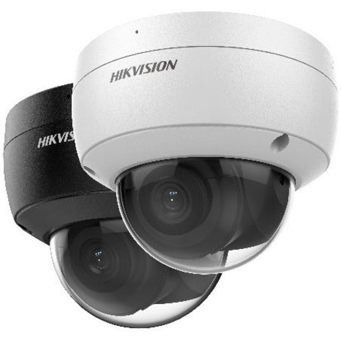 Hikvision AcuSense dome security cameras in black and white housing variants showing professional-grade surveillance design-alternate-image1