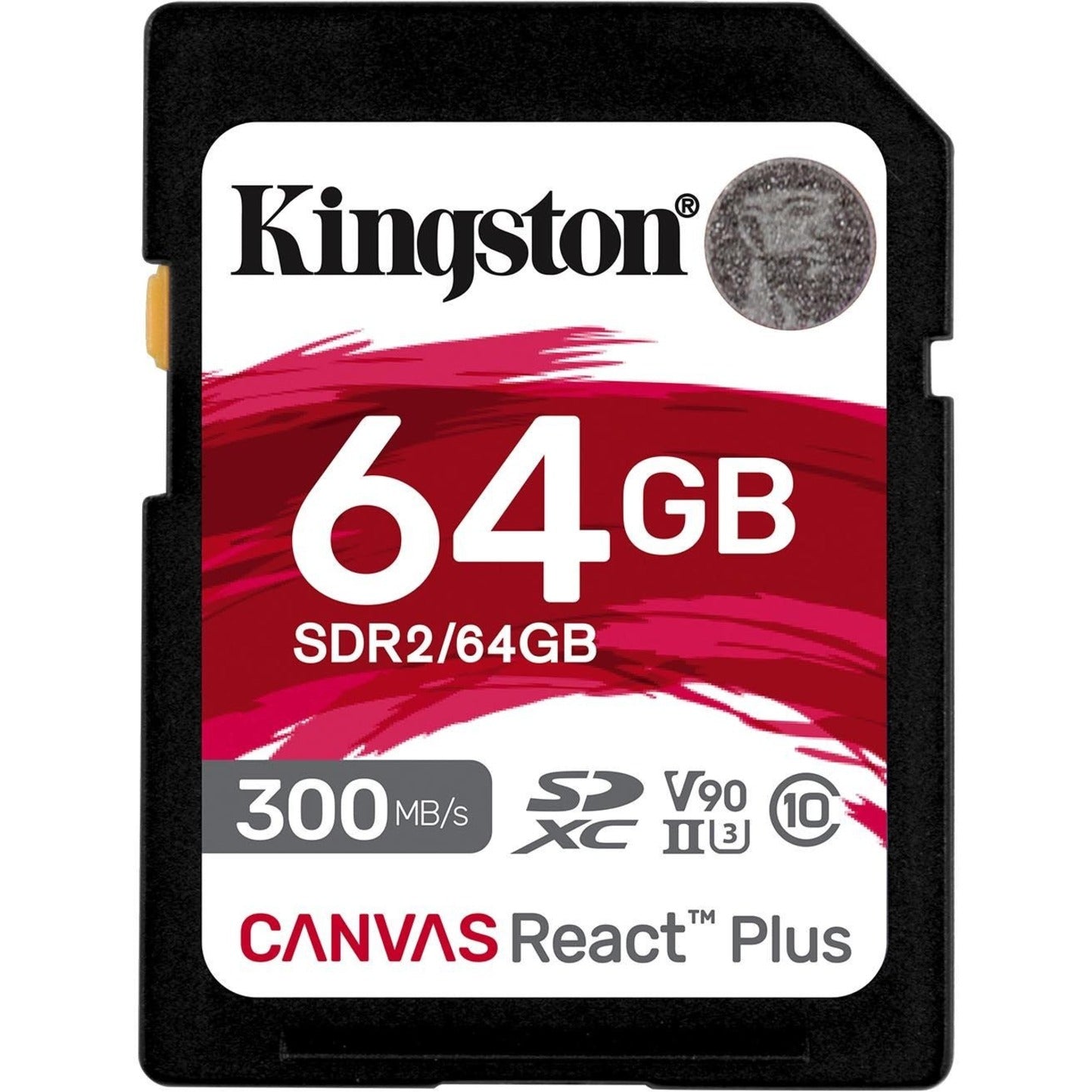 Kingston 64GB SDXC REACT PLUS 300R II (SDR2/64GB)