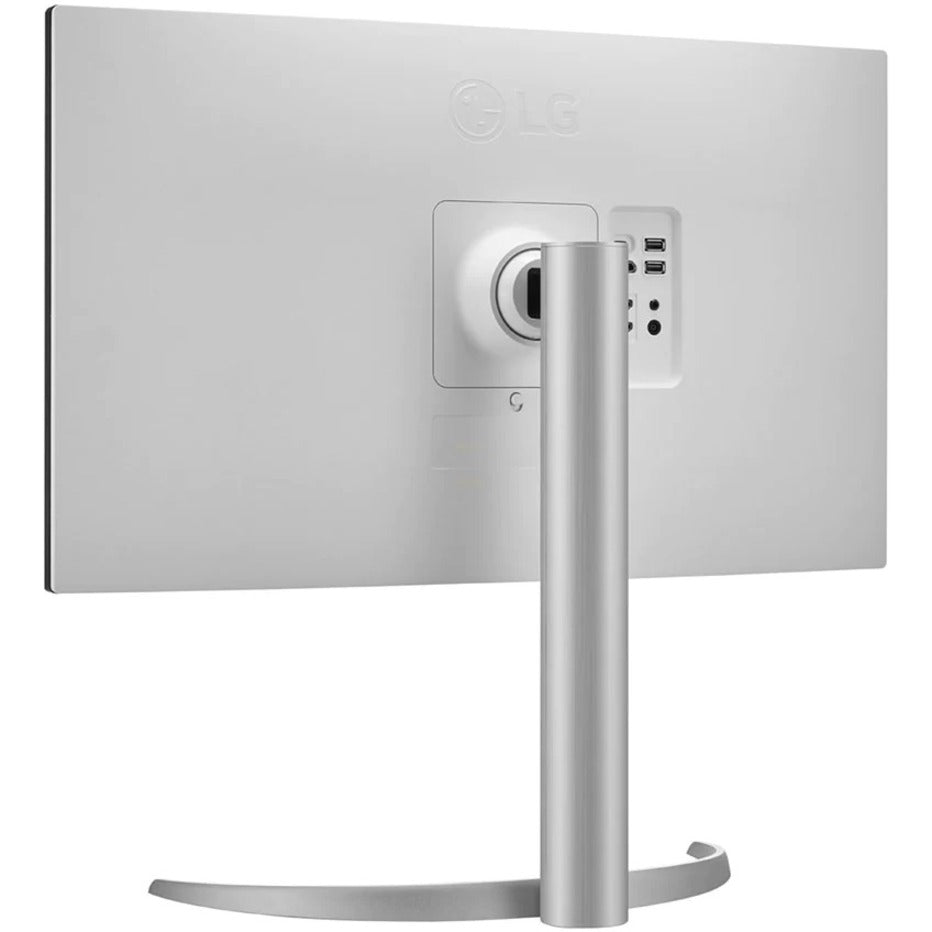 Rear angle view of LG monitor showing construction quality-alternate-image7