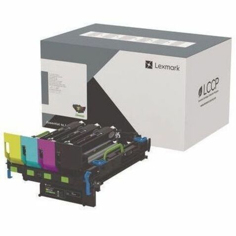 Lexmark 71C0Z50 Color Imaging Unit showing CMYK components in retail packaging-alternate-image1