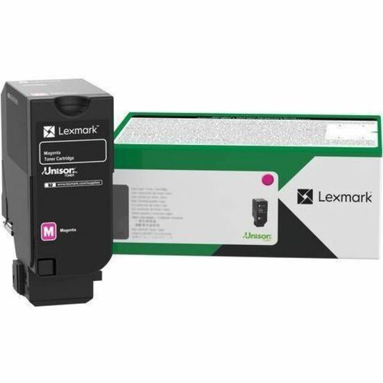 Lexmark CS735 Magenta Return Programme Toner Cartridge with retail packaging showing product and box-alternate-image1