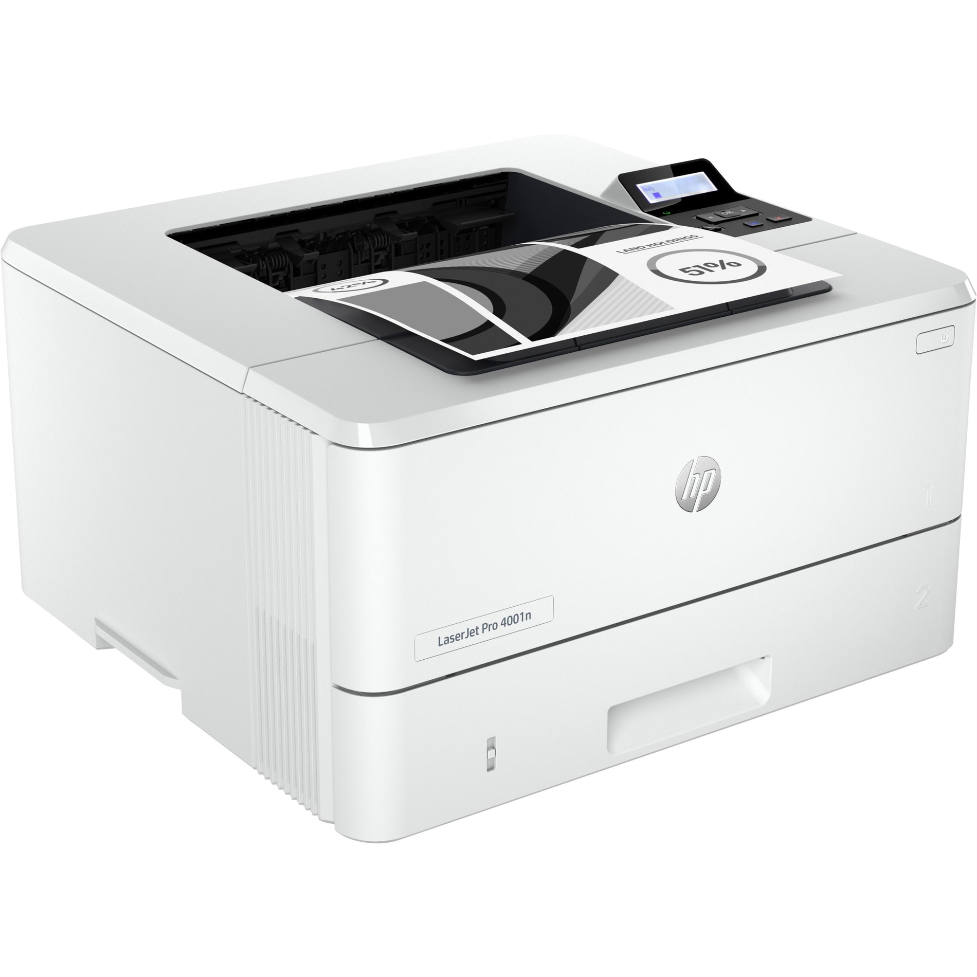 HP LaserJet Pro 4001 4001n Desktop Laser Printer - Monochrome (2Z599F#BGJ)