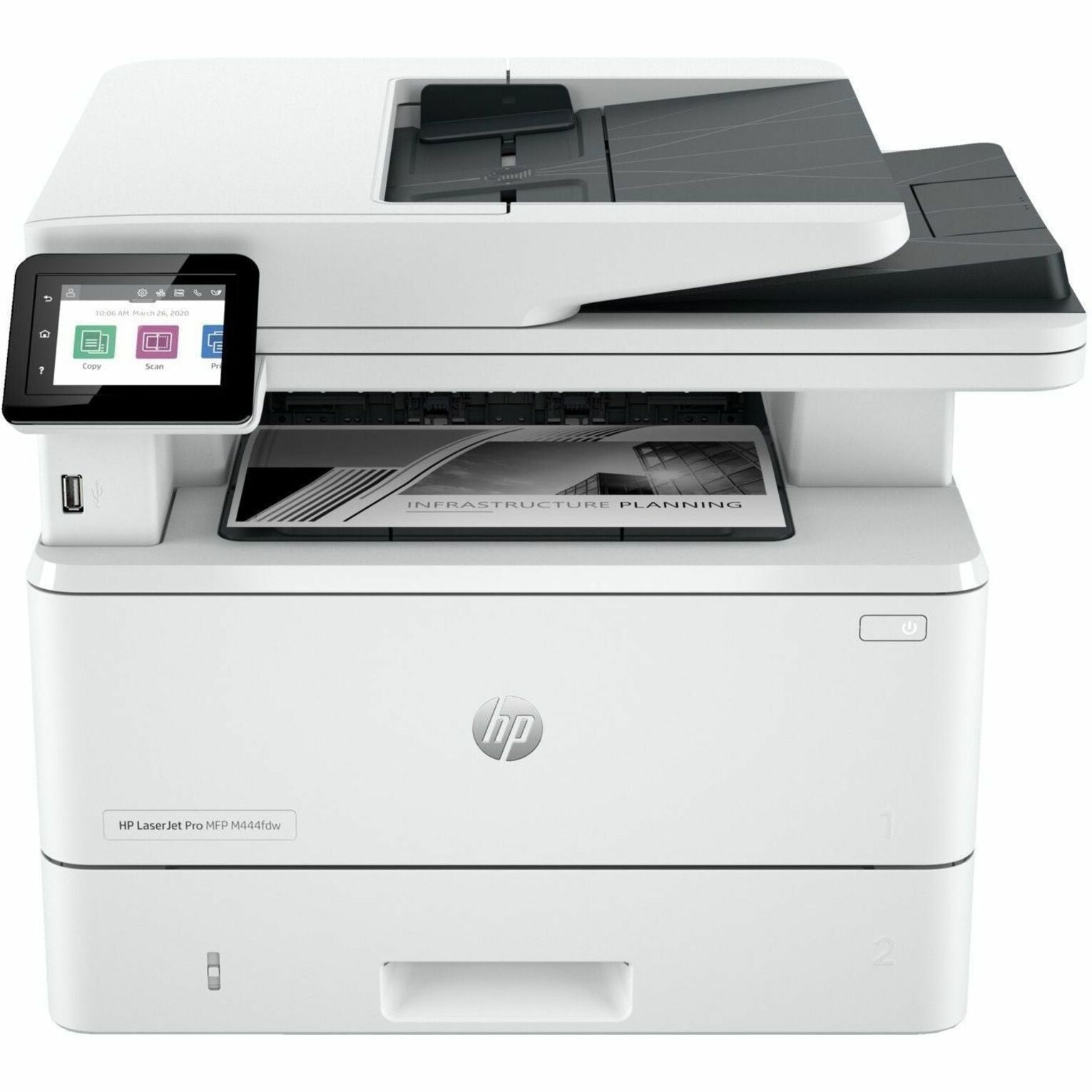 HP LaserJet Pro 4101fdw Wired & Wireless Laser Multifunction Printer - Monochrome (2Z619F#BGJ)