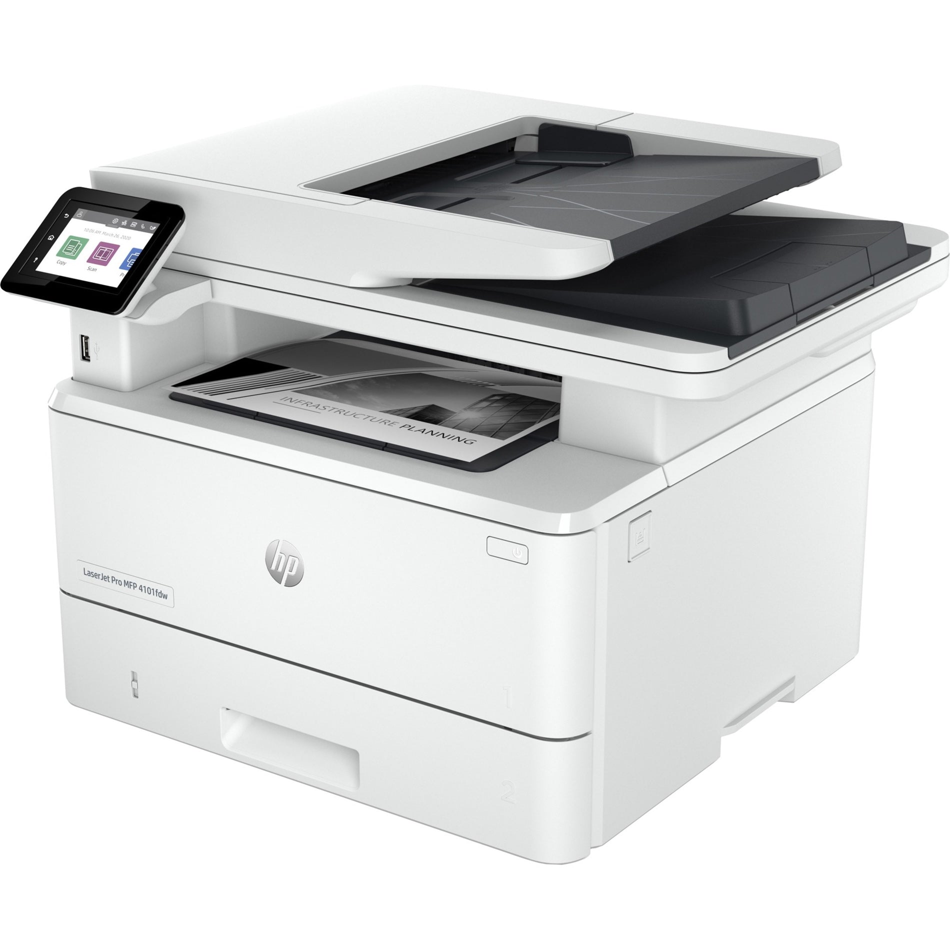 Imprimante Multifonction Laser Sans Fil HP LaserJet Pro 4101fdw - Monochrome