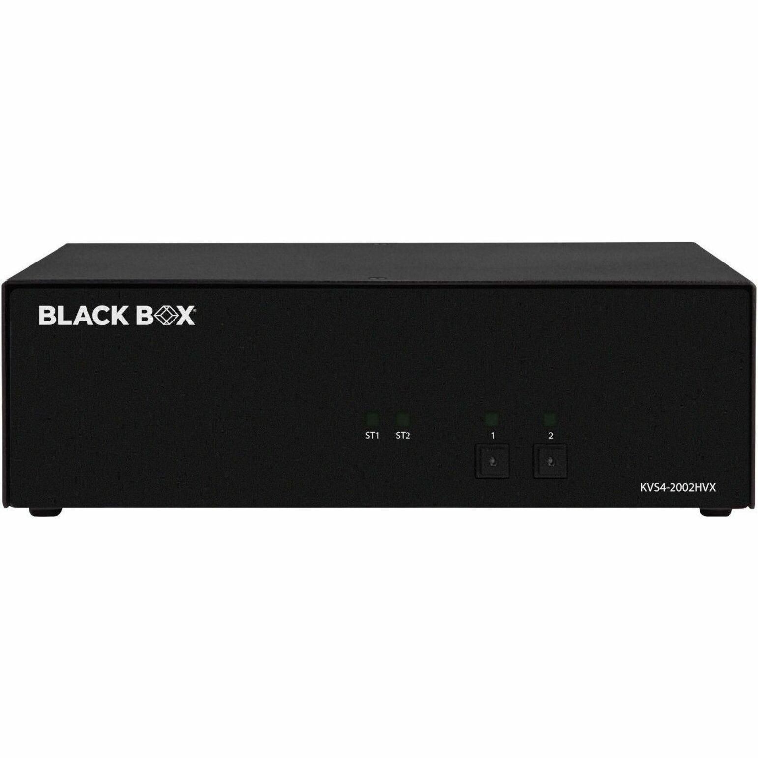 Black Box KVS4-2002HVX 4K Flexport Connector (up to 3840x2160) Audio, USB, CAC Support, Secure KVM Switchbox