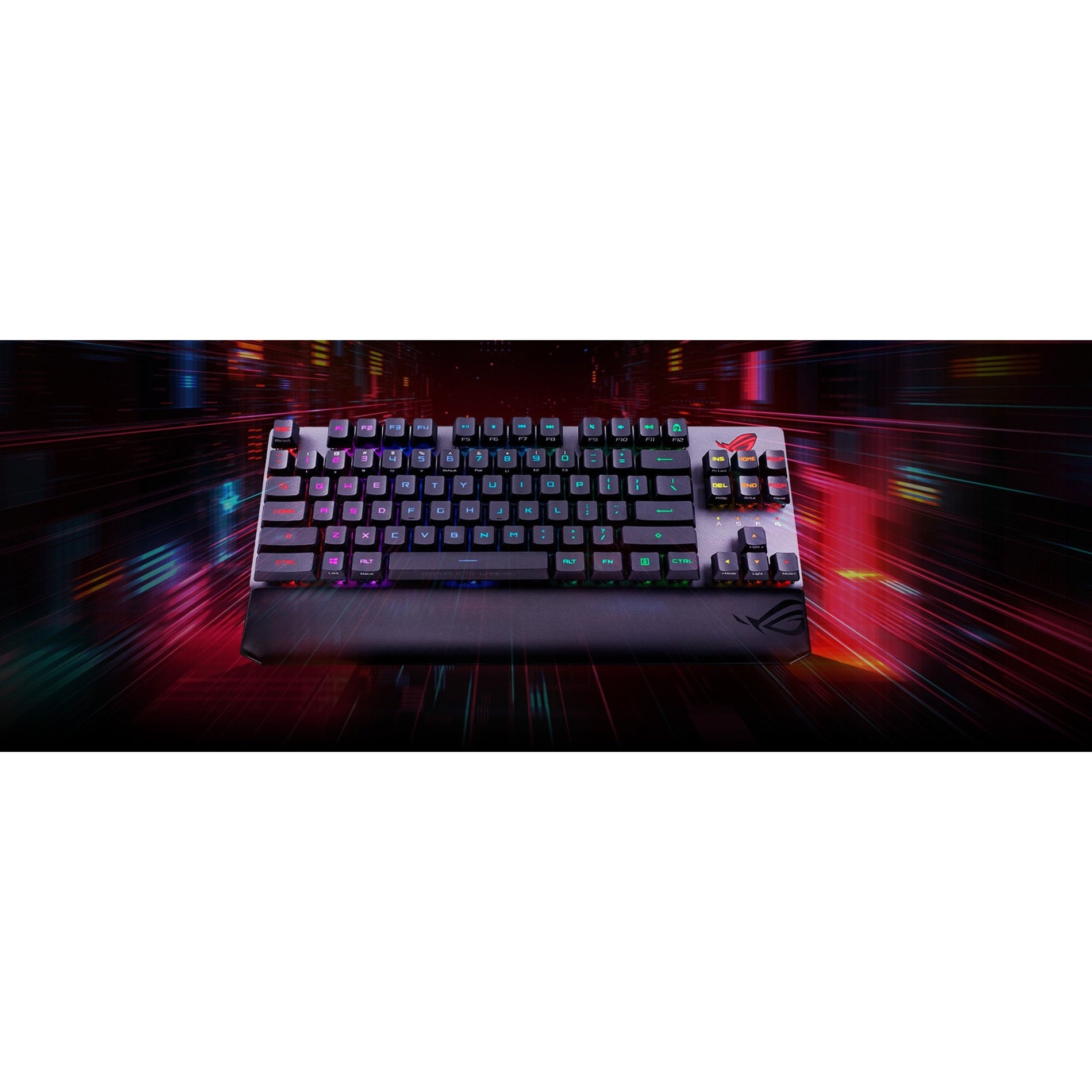 أجهزة ASUS ROG Strix Scope RX TKL اللاسلكية الفاخرة لوحة المفاتيح للألعاب