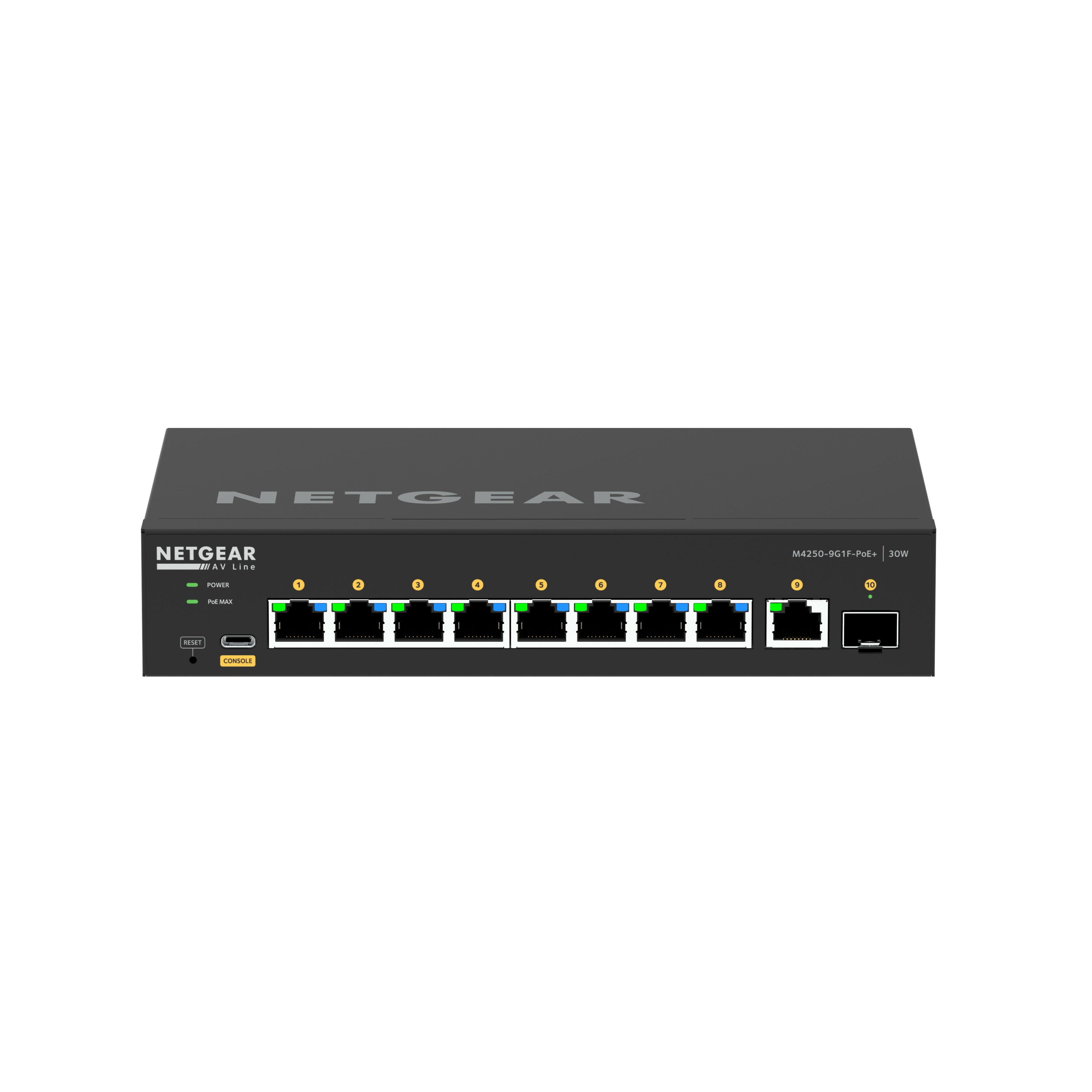 Netgear AV Line M4250 GSM4210PD Ethernet Switch (GSM4210PD-100NAS)