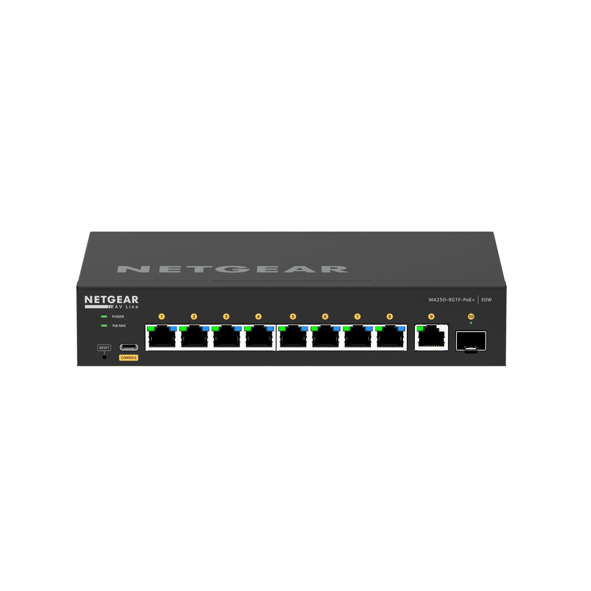 Netgear AV Line M4250 GSM4210PD Ethernet Switch (GSM4210PD-100NAS)