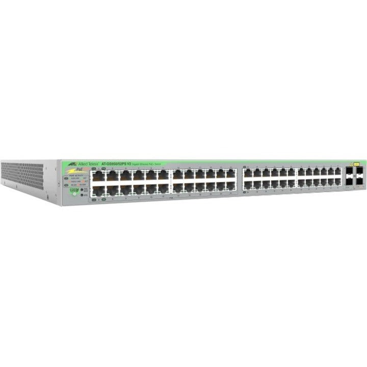 Conmutador Ethernet Allied Telesis GS950/52PS V2 (AT-GS950/52PS V2-10)