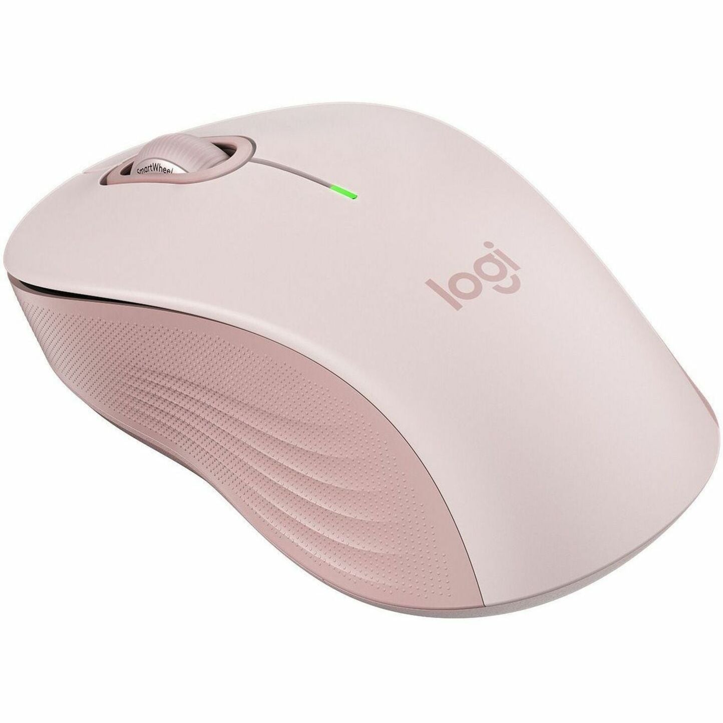 Angled view of Logitech M550 mouse highlighting SmartWheel scroll wheel-alternate-image4